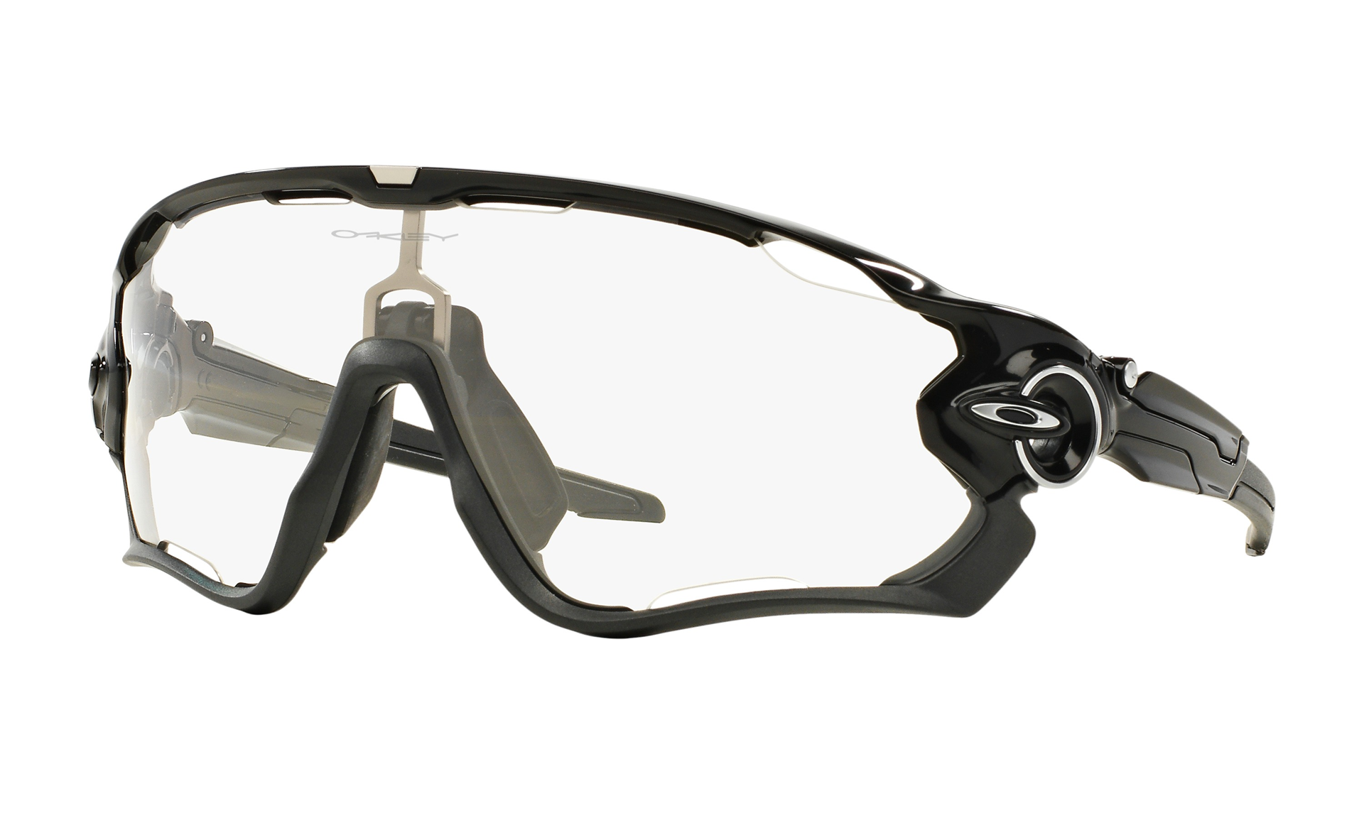 OAKLEY Jawbreaker Polished Black/Clear Black Iridium Photochromic