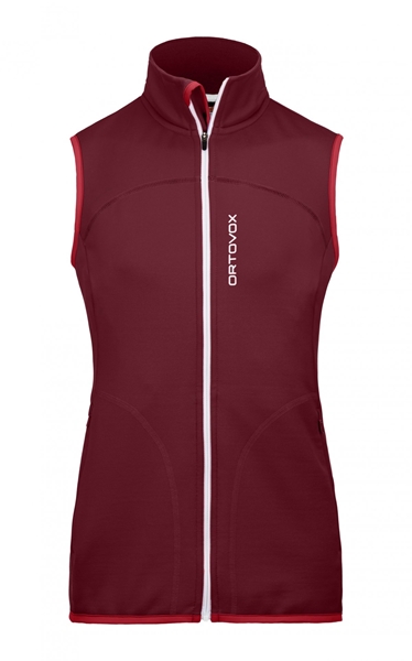 ORTOVOX Fleece Vest (W) Dark Blood Hemsedal Sport
