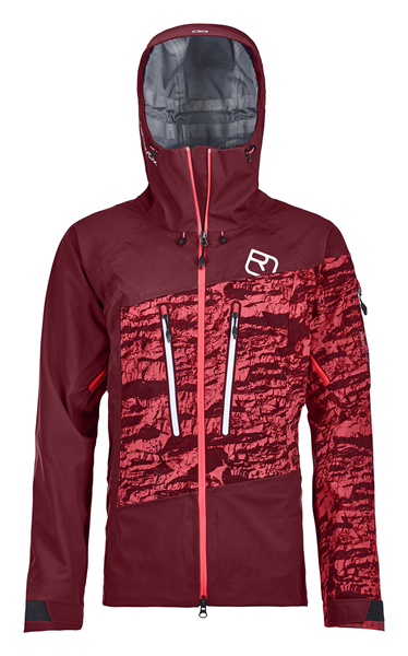 ORTOVOX 3L Ortler Jacket (W) Hot Coral Hemsedal Sport