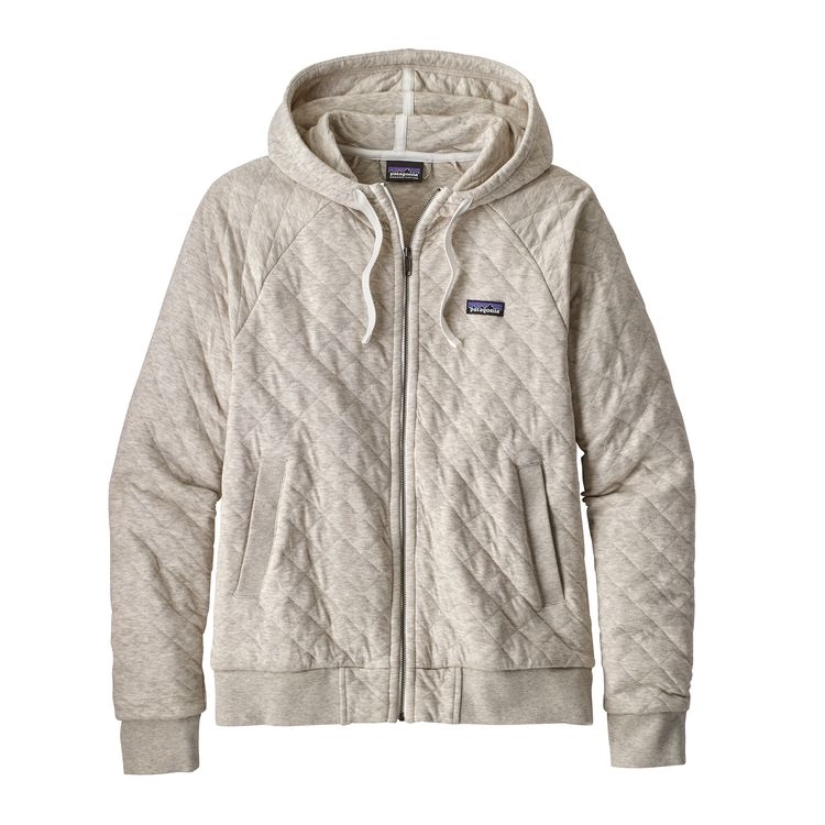 PATAGONIA Organic Cotton Quilt Hoody(W) Birch White Hemsedal Sport
