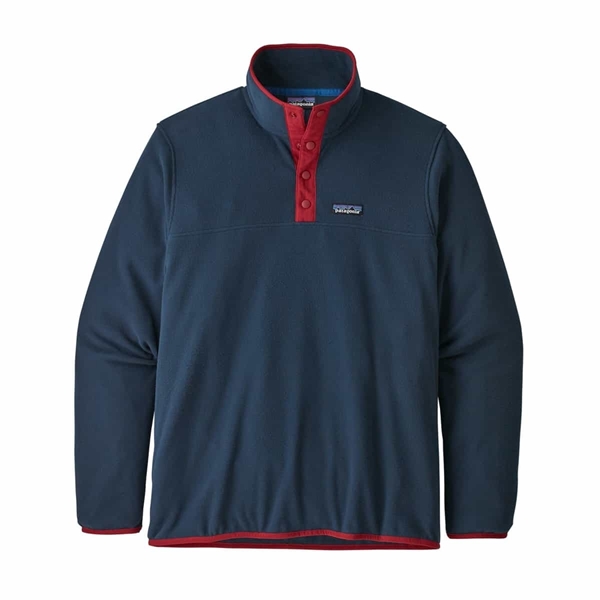 Bilde av PATAGONIA Mens Micro D Snap-T Pull Over New Navy w/Classic Red