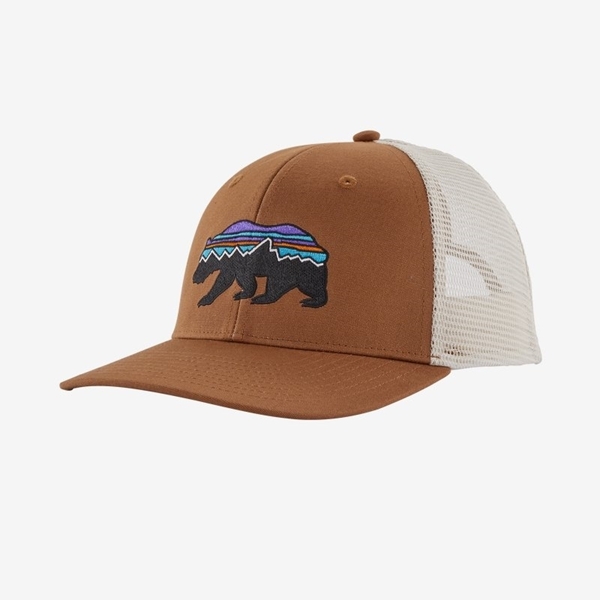 Bilde av PATAGONIA Fitz Roy Bear Trucker Hat Eartworm Brown