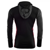 Bilde av ACLIMA Warmwool Mens Hood Sweater W/Zip Jet Black/Marengo/chilli Pepper