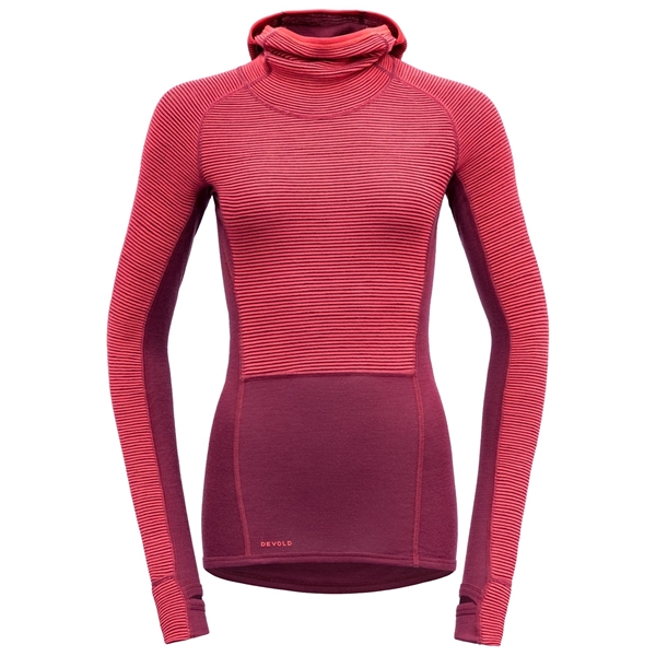 Bilde av DEVOLD Tuvegga Sport Air Hoodie(W) Poppy