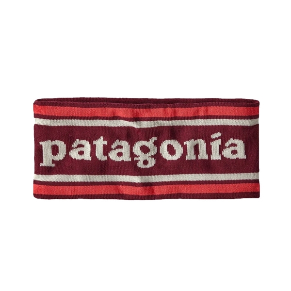 Bilde av PATAGONIA Powder Town Headband Park Stripe Knit: Roamer Red