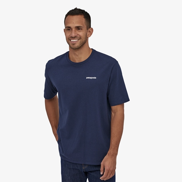 Bilde av PATAGONIA Short-Sleeved P-6 Logo Responsibili-Tee®(M) Classic Navy