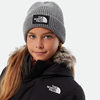 Bilde av THE NORTH FACE Youth Box Logo Cuff Bean Medium Gray Heather