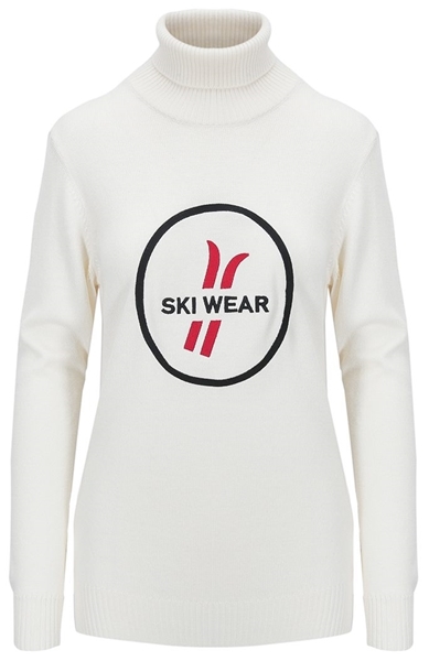 Bilde av Ski & Sailor Womens Ski Wear Rollneck Offwhite
