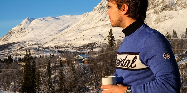 Bilde av Ski & Sailor Mens Hemsedal Sweater Blue