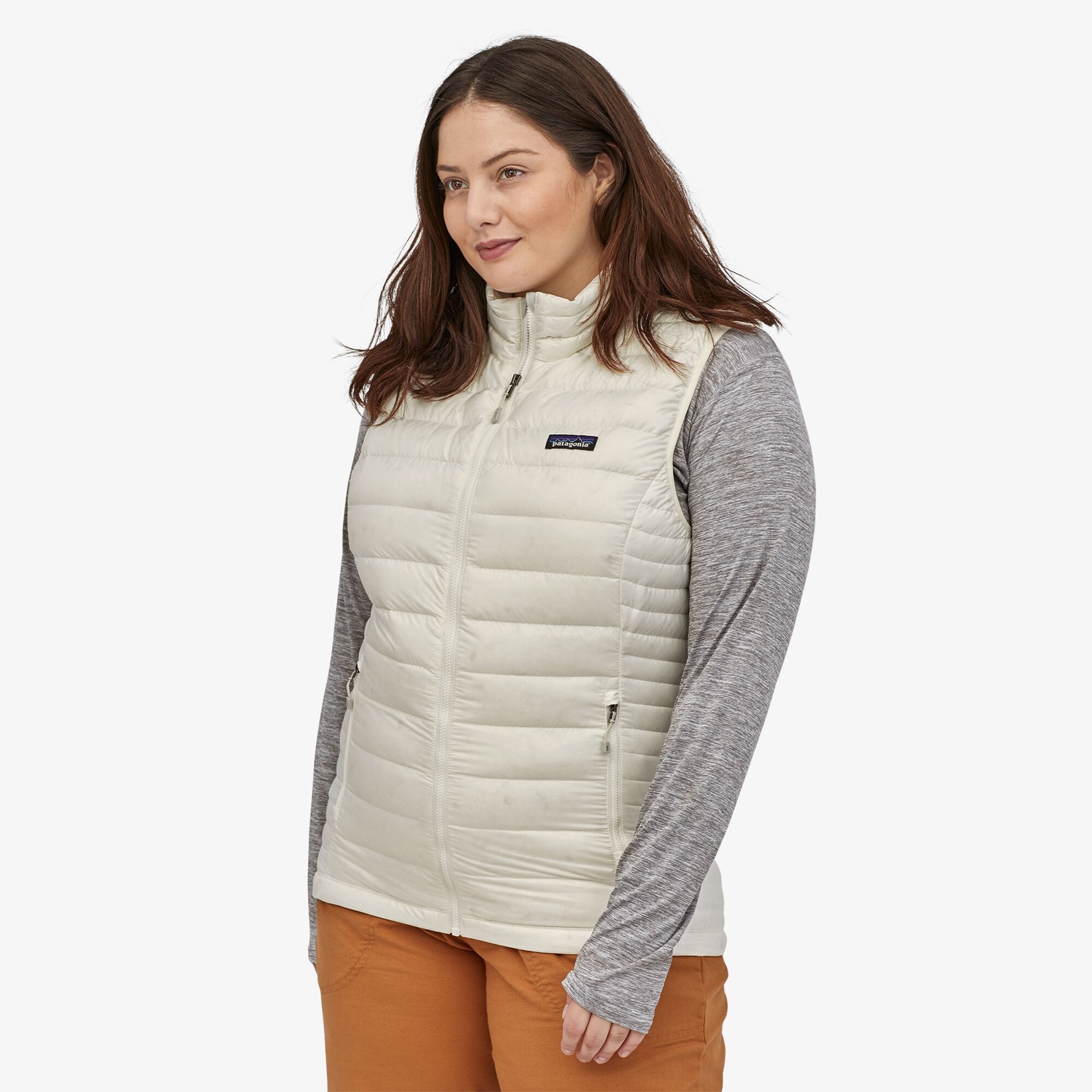 PATAGONIA Womens Down Sweater Vest Birch White Hemsedal Sport Rask Levering Hemsedal Sport