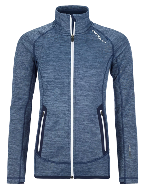 Bilde av ORTOVOX Womens Fleece Space Dyed Jacket Dark Navy Blend