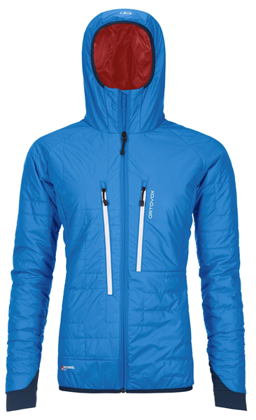 Bilde av ORTOVOX Womens Swisswool Piz Boè Jacket Sky Blue