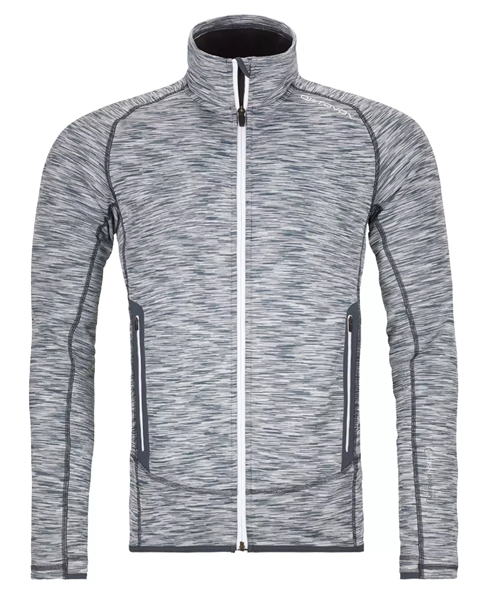 Bilde av ORTOVOX Mens Fleece Space Dyed Jacket Grey Blend