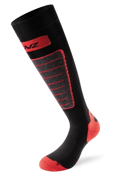 Bilde av LENZ Heat Sock Unisex 1.0 Black/Red