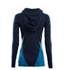 Bilde av ACLIMA Womans Warmwool Hoodsweater Navy Blazer/Azure Blue/Blue Sapphire