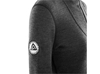 Bilde av ACLIMA Womans Doublewool Polo Shirt Zip Marengo/Jet Black