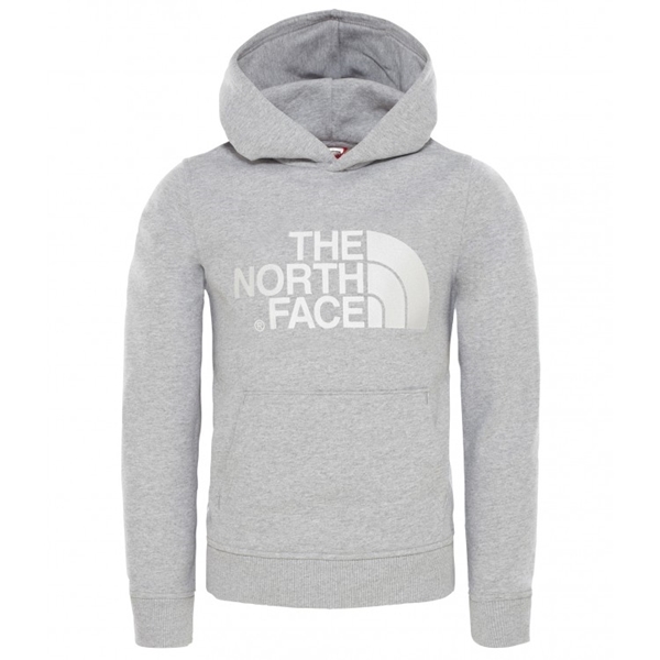 Bilde av THE NORTH FACE Youth Drew Peak Light Pull Over Hoodie TNF Light Grey Heather
