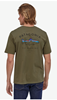 Bilde av PATAGONIA Mens Framed Fitz Roy Trout Organic T-Shirt Basin Green