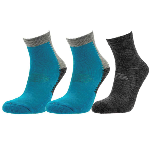 Bilde av ULVANG Allround Jr 3Pk Charcoal Melange/mosaic blue