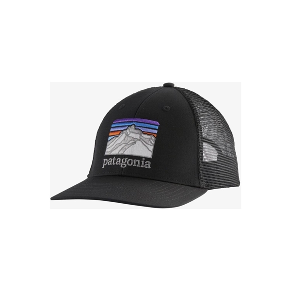 Bilde av PATAGONIA Line Logo Ridge LoPro Trucker Hat Black