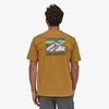 Bilde av PATAGONIA Mens Line Logo Ridge Pocket Responsibili-Tee Buckwheat Gold