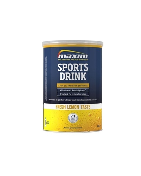 Bilde av MAXIM Sports Drink Fresh Lemon 480G