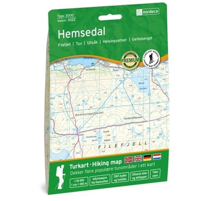 Bilde av Hemsedal Topo 3000 Turkart 1:50 000