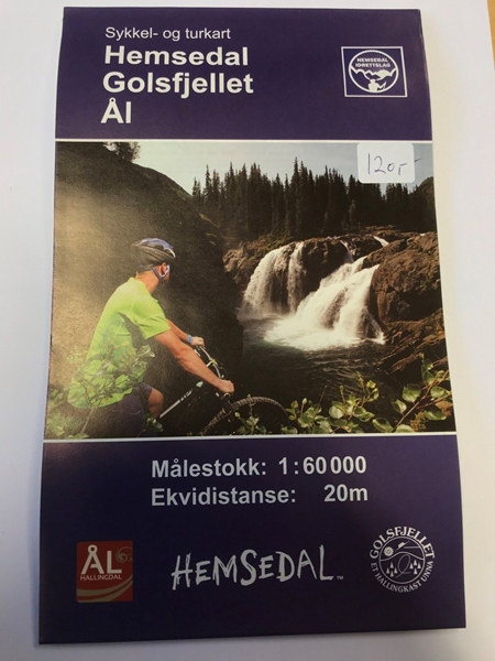 Bilde av HEMSEDAL, GOL og ÅL, Sykkel- og Turkart