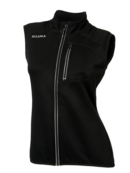 Bilde av ACLIMA Women's WoolShell Vest Jet Black