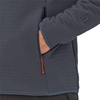 Bilde av PATAGONIA Men`s R2 Techface Hoody Smolder Blue/Metric Orange