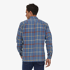 Bilde av PATAGONIA Men's Long Sleeve Organic Cotton Midweight Fjord Flannel Shirt Brisk: Dolomite Blue