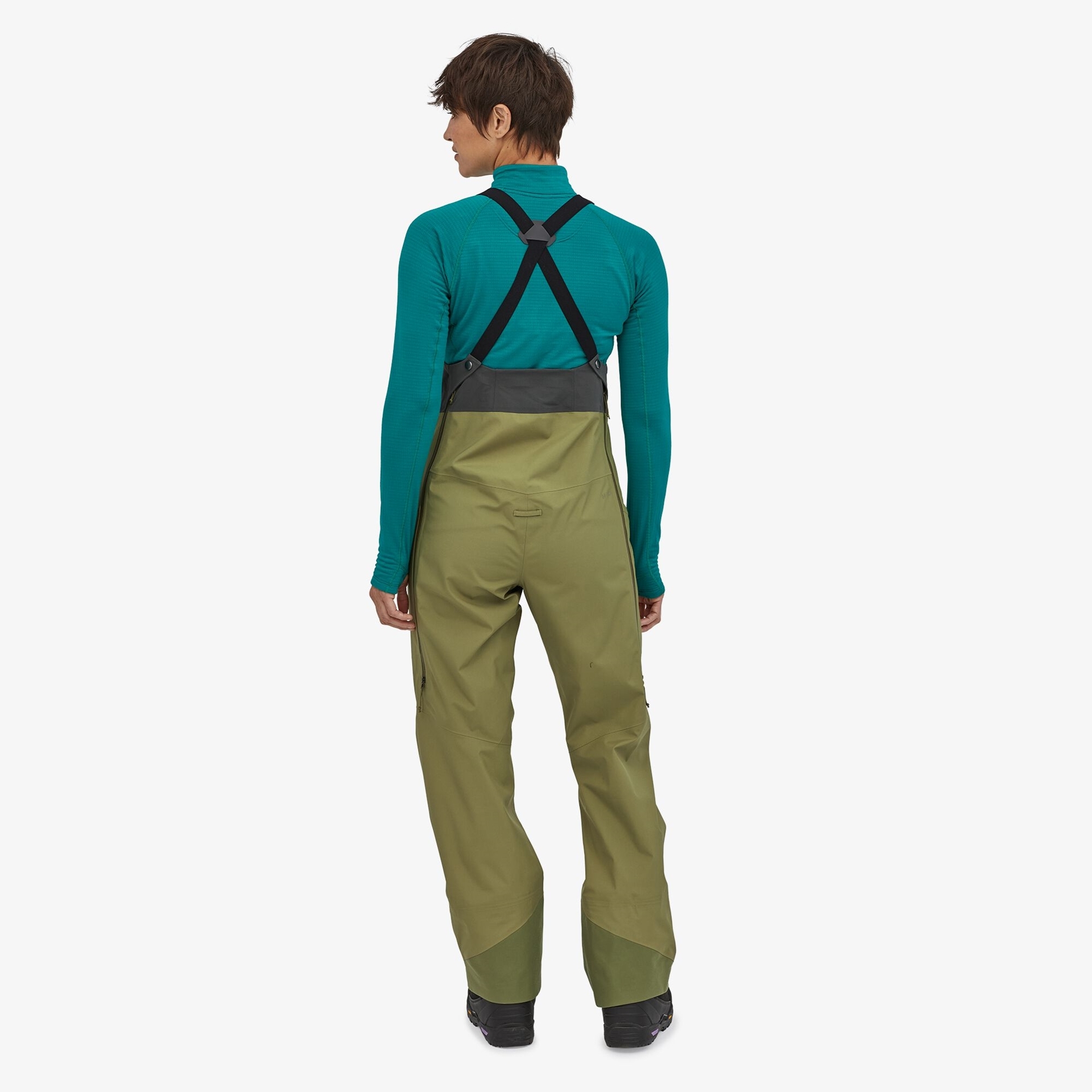 PATAGONIA Women`s Snowdrifter Bibs Palo Green Hemsedal Sport Rask