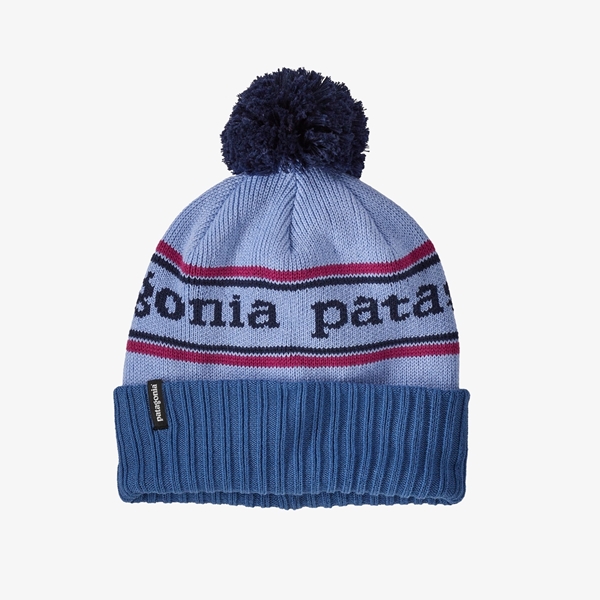 Bilde av PATAGONIA Kid`s Powder Town Beanie Park Stripe Knit/Beluga