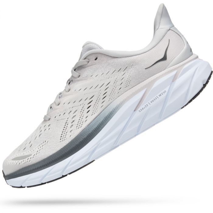 HOKA Men`s Clifton 8 Lunar Rock/Nimbus Cloud Hemsedal Sport Rask