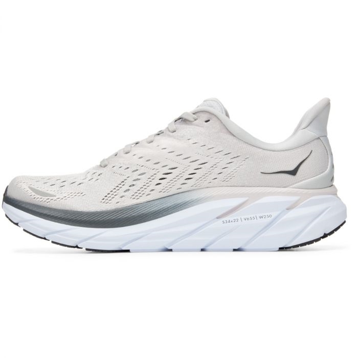 HOKA Men`s Clifton 8 Lunar Rock/Nimbus Cloud Hemsedal Sport Rask