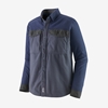 Bilde av PATAGONIA Men`s Ls Early Rise Snap Shirt Smolder Blue