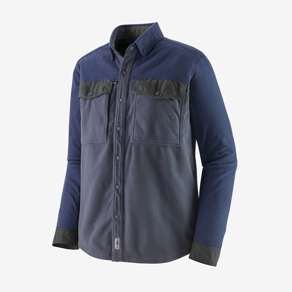 Bilde av PATAGONIA Men`s Ls Early Rise Snap Shirt Smolder Blue