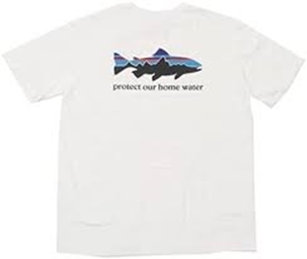 Bilde av PATAGONIA Home Water Trout Organic T-Shirt(M) White