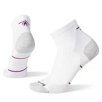 Bilde av SMARTWOOL Run Zero Cusion Ankle Socks White