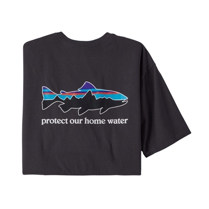 Bilde av PATAGONIA Home Water Trout Organic T-Shirt(M) Ink Black