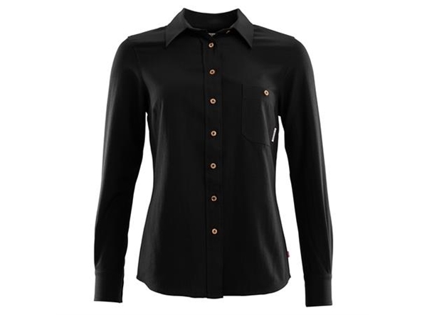 Bilde av ACLIMA Women`s Leisurewool Woven Wool Shirt Jet Black