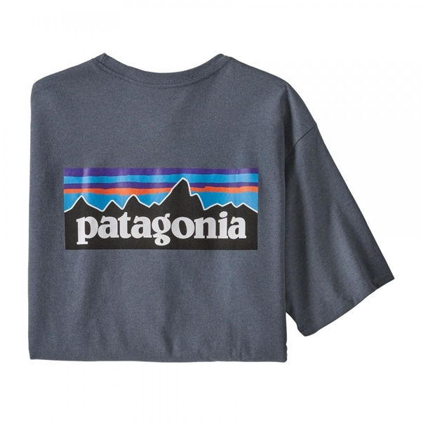 Bilde av PATAGONIA Men's P-6 Logo Resposibili-Tee Plume Grey