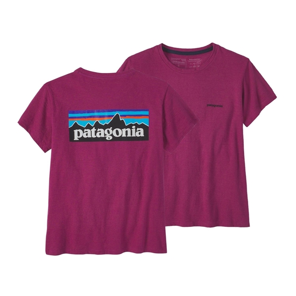 Bilde av PATAGONIA Women's P-6 Logo Responsibili-Tee Star Pink