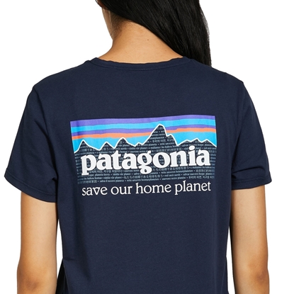 Bilde av PATAGONIA Women`s P6 Mission Organic T-Shirt New Navy