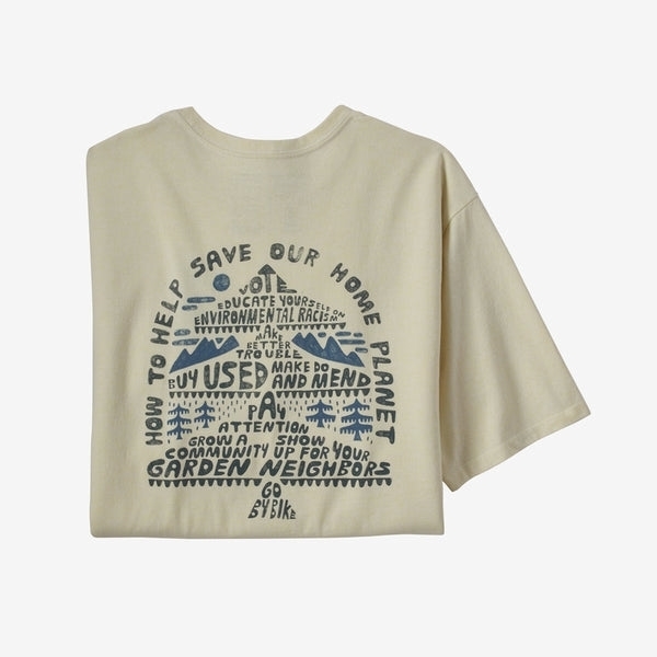 Bilde av PATAGONIA Women`s How To Save Responsibilli Tee Birch White