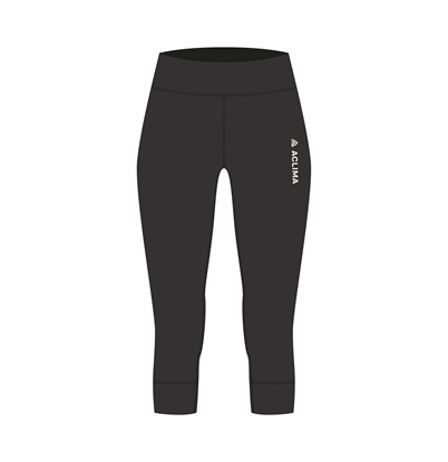 Bilde av ACLIMA Warmwool 3/4 Longs(W) Jet Black