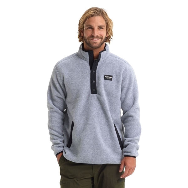 Bilde av BURTON Men`s Hearth Flc Plvr Gray Heather