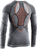 Bilde av X-BIONIC Men`s Apani 4.0 Merino Shirt Long Black/Grey/Orange