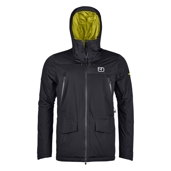 Bilde av ORTOVOX Men's 2L Swisswool Sedrun Jacket Black Raven