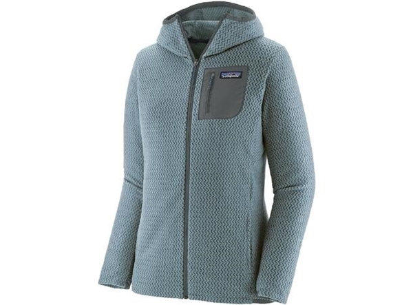 Bilde av PATAGONIA Women`s R1 Air Full-Zip Hoody Steam Blue